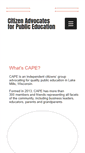 Mobile Screenshot of cape-wi.com